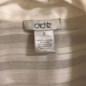 Cache Tops - White dressy shirt Cache Tops - White dressy shirt